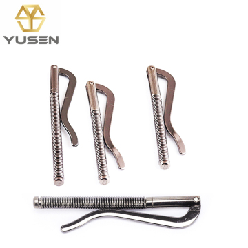 Stainless Steel Wallet Clip with Spring Mechanism