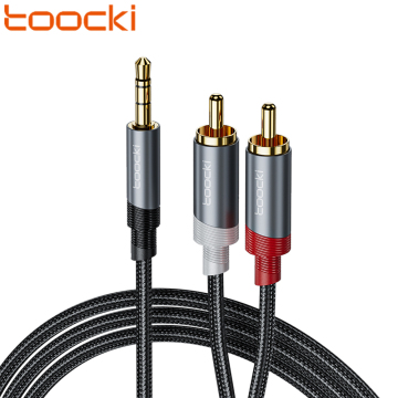 Toocki Metal Audio Cable 3.5mm TRS to 2 RCA Stereo Splitter