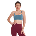 Soutien-gorge de yoga sport ultra doux de couleur unie