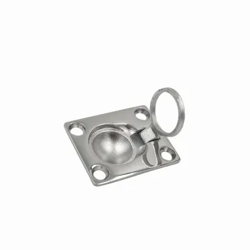 Hot Sale Marine Hardware Stainless Steel Round Mirror Polishing Flush Lift Ring