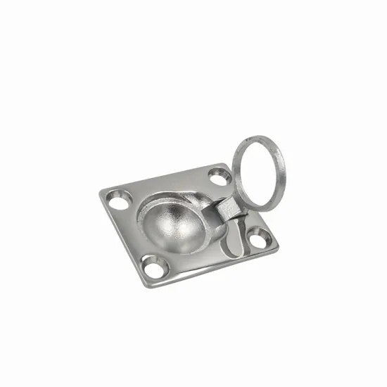 Hot Sale Marine Hardware Stainless Steel Round Mirror Polishing Flush Lift Ring