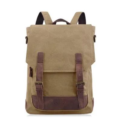 Korean style backpack canvas bag for the youngers
