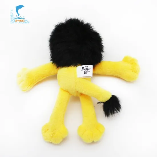 Soft Yellow Lion Soft Toy With Learning Multifunction Customization