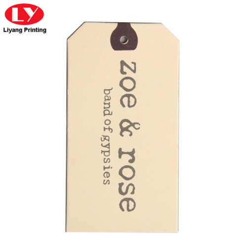 Ivory Paper Shirt Hang tag Printed