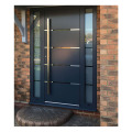 Portas de segurança de segurança da entrada moderna de segurança de aço inoxidável portas de articulação externa principal para casas
