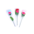 Luxus PVC klar transparent weiche Falten Faltschachtel für Rose