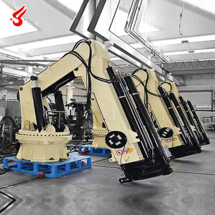 Hydraulic Floating Cranes for Marine and Deck Applications