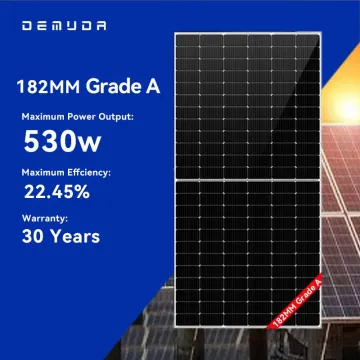 182mm 144cells 550W Mono/Multicrystalline Half Cut Cell Solar Panel Kit