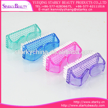 Plastic nail hand washing brushes wholesale and nail dust brushes