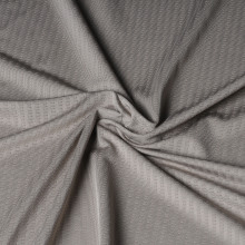 Tejido de malla de poliéster y spandex sólido para ropa deportiva