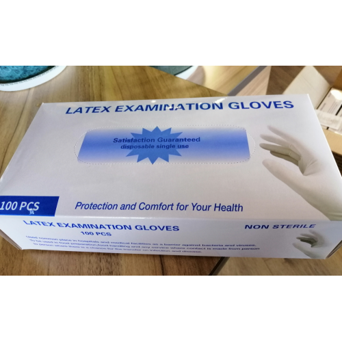 Guantes médicos protectores de látex