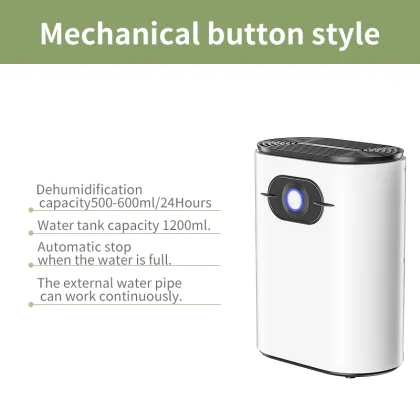 Mini Portable Quiet Moisture Absorber Dehumidifier for Home