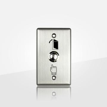 Stainless Exit Button with Nickel-Plated Copper