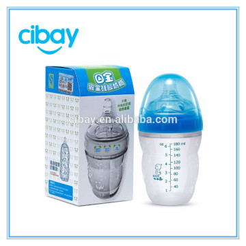 2017 Lanti colic BPA free silicon baby feeding bottle 180ml