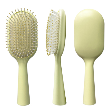 Customized Logo Brush for Thick Curly Hair with Nylon Bristles and Oval Cushion