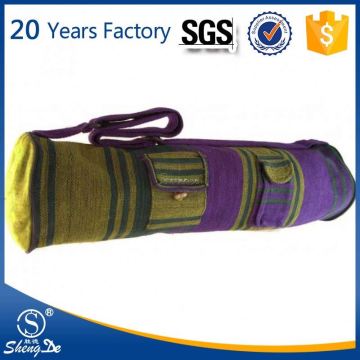 Shengde Wholesale Waterproof Custom Print Wear Resistant Canvas Yoga Mat Bag