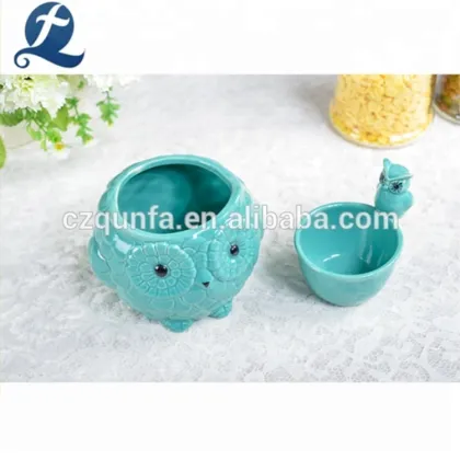 Home Decoration Bird Shape Custom Ceramic Flower Pot