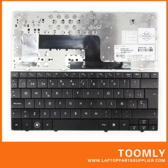 Genuine New Teclado Hp Mini 110-1000 Series Laptop Keyboard Sp Layout 533551-221