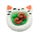 Mix Styles Cartoon Animal Rice Ball Flatback Resin Bead Kawaii Rice Food Cabochon Children Play Kitchen Accessories Diy Art Deco