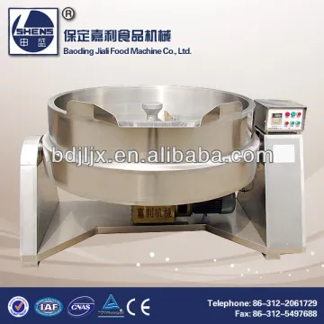 Industrial stainless steel steam tilting kettle