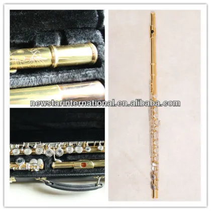 Gold plated phosphor copper flute