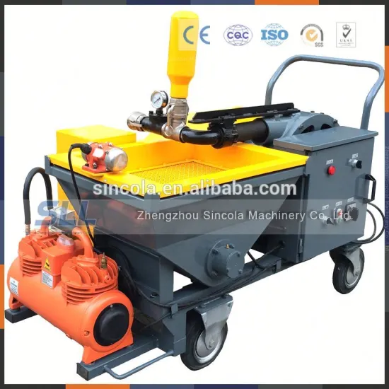 zhengzhou sincola cement mortar spray machine