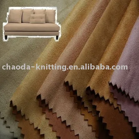 knitted suede fabric