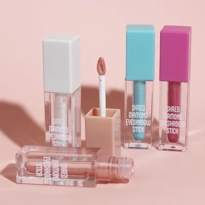 Wholesale Four Color Liquid Eyeshadow with Sequin Highlight and Glitter