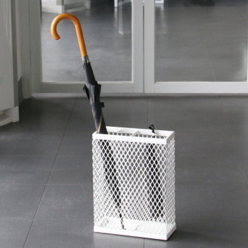 Hollow-out grid umbrella storage rack