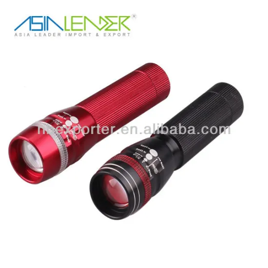 Aluminum material color circle cree flashlight