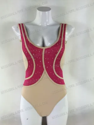 Miss Adola EMB swimwear lovely gilrs one piece laced swimsuit lady (AD8211-01A)