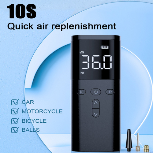 પોર્ટેબલ ડીસી 12 વી નાના પમ્પ માટે કાર ટાયર ઇલેક્ટ્રિક સાથે ડિજિટલ પ્રેશર ગેજ એલઇડી લાઇટ મોટરસાયકલ બાઇક બોલ બાઇક એર પમ્પ