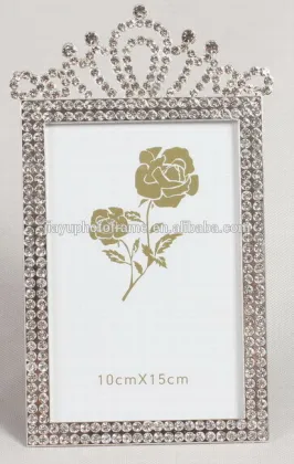 Classic design jewery crown photo frame