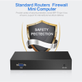 4 LAN Fanless Firewall Mini PC