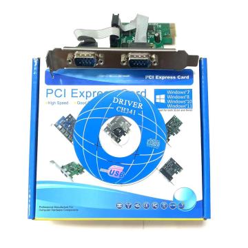Manufacturer's Wholesale Offer: High-Quality CH382 Chip PCI-E to Dual 9-Pin Serial Expansion Card