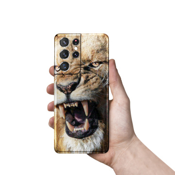 Lion Protect Film Animal Lovers Mobile Back Sticker