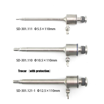 trocars laparoscopy สำหรับ trocar cross รูป