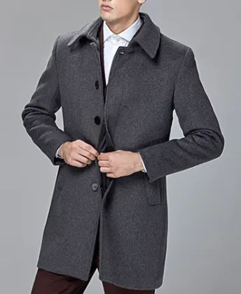 Men's Wool Cashmere Coat