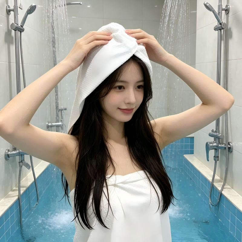 disposable swim hair turban