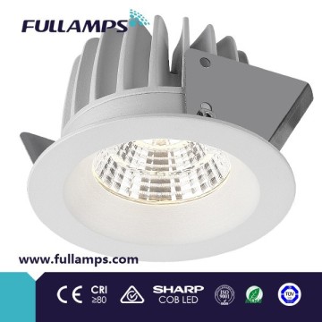 Fullamps fixed reflector diffuser 10w cob led downlight with sharp cob Ra>82/90 dongguan spot light