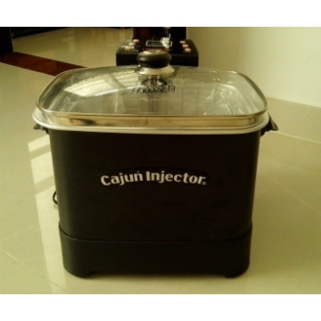 Black  Deep Fryers with Al Inner Pot and Steel Outer Pot With CSA