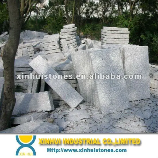G603 ligh grey granite paving stone