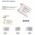 650mAh Li-Polymer 배터리 3.7V 801558 지원 OEM