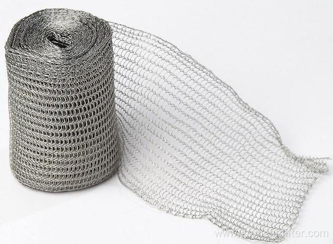 Stainless steel knitted woven wire mesh