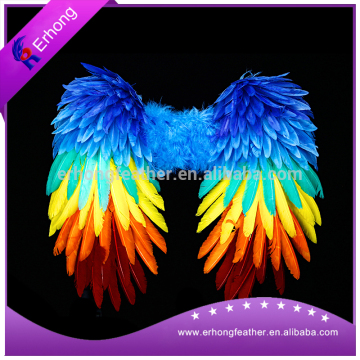 Foam Liner Goose Feather Wing with Multiple Colors