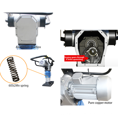 Highly Efficient Electric Tamping Rammer with Motor