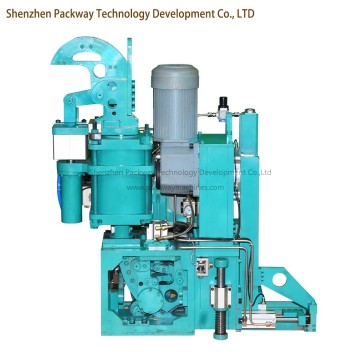 Pneumatische spanbandmachine voor staafstapels