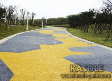 Lantai konkrit yang telap untuk jalan Kampus
