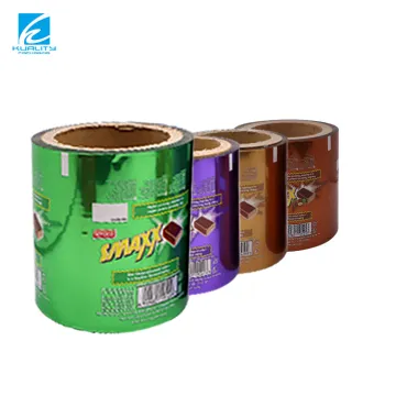 Custom Plastic Aluminum Foil Wrapper Roll for Chocolate Bar Packaging - Cold Seal Film