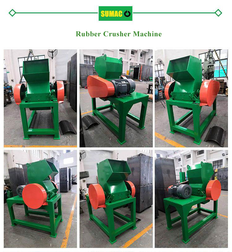 Rubber crusher machine